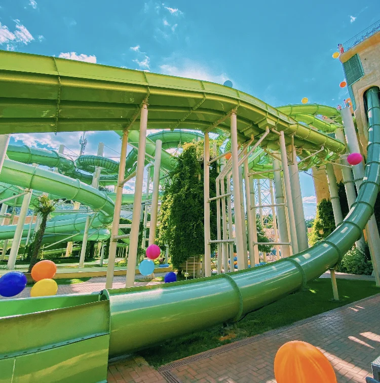 Aquapark Odessa: water adventures near Hotel Jupiter in Arcadia