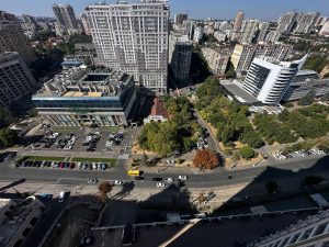 Генуэзская улица в Одессе вид сверху рядом с отелем Юпитер в Аркадии